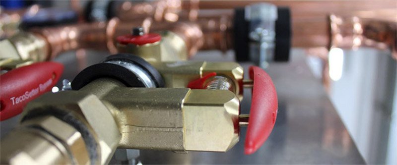 Detail eines Kaltwassersatzes